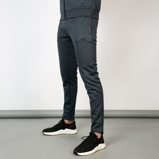 Premium Textured Charcoal Fleece Trousers — view 3