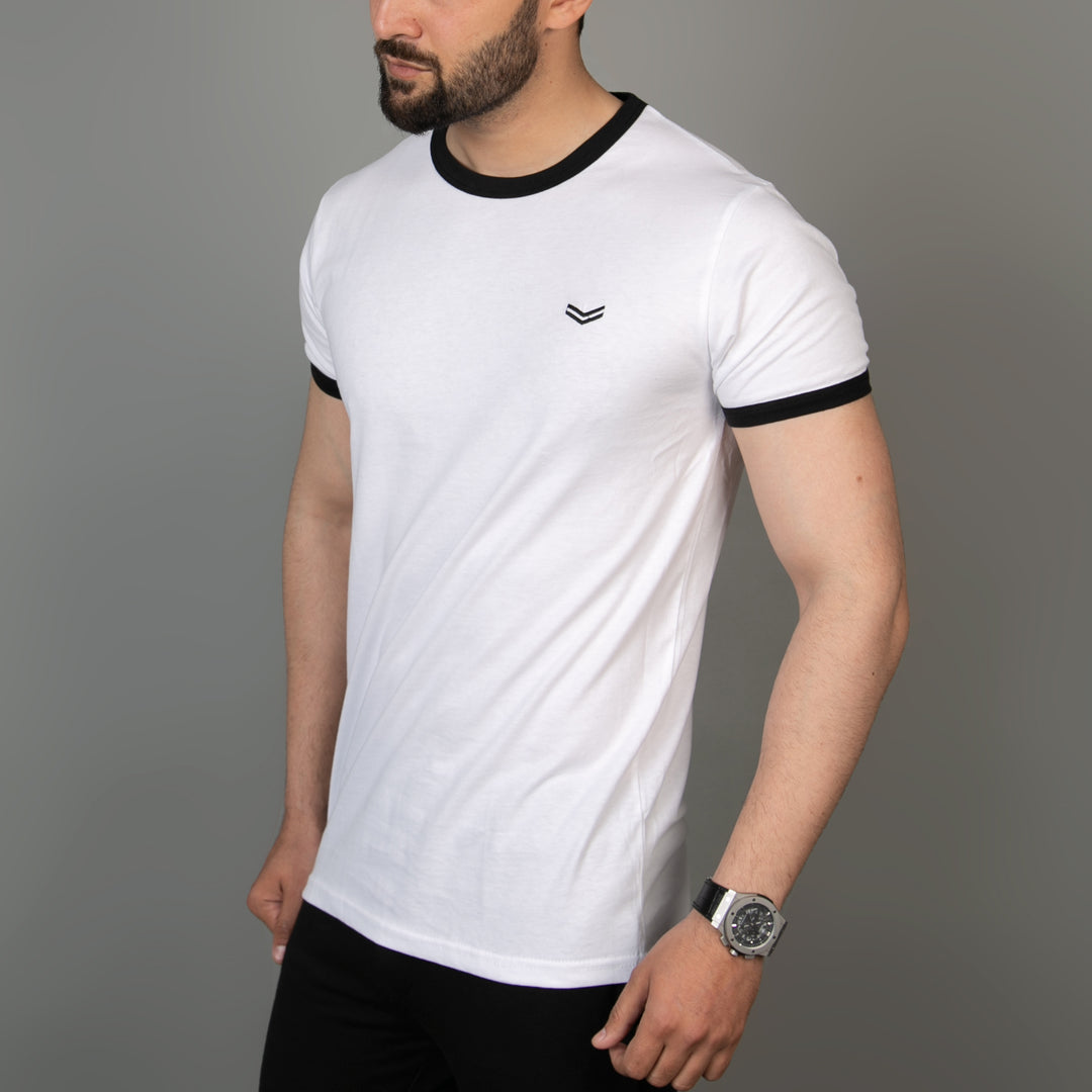 White Ringer T-Shirt
