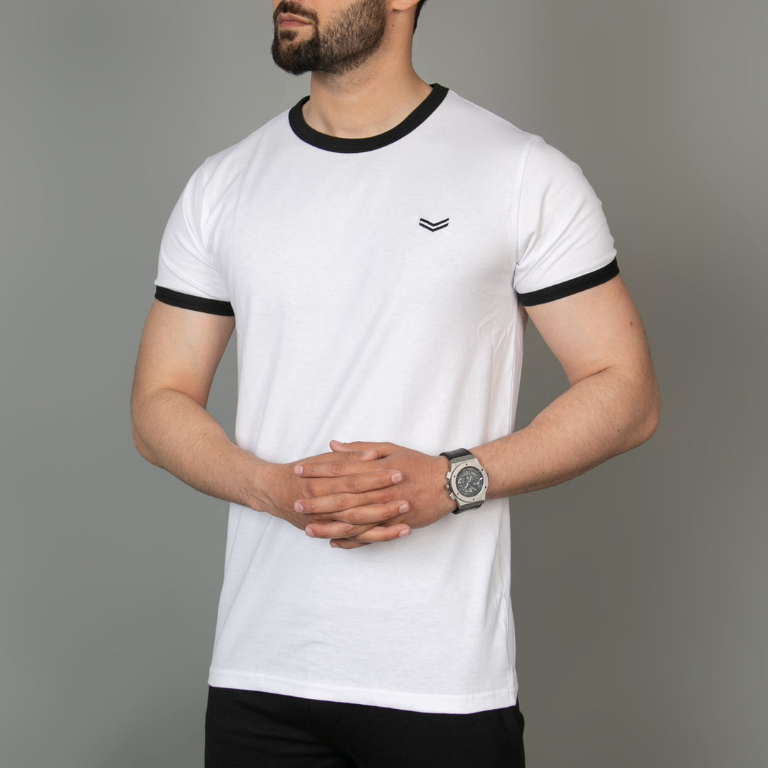 White Ringer T-Shirt