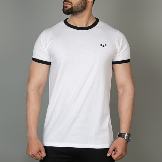 White Ringer T-Shirt