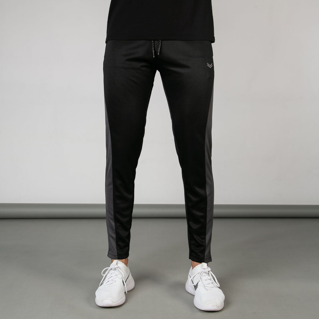 Black VENT Series Hybrid Quick Dry Bottoms with Gray Mesh Panels