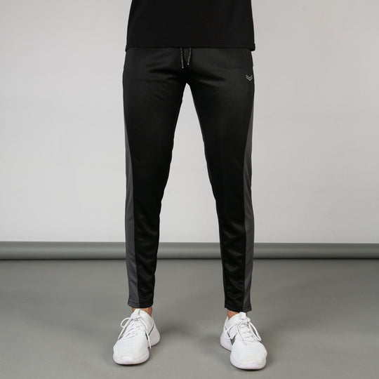 Black VENT Series Hybrid Quick Dry Bottoms with Gray Mesh Panels