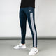 Teal Quick Dry Paneled Bottoms with Forward Three White Stripes