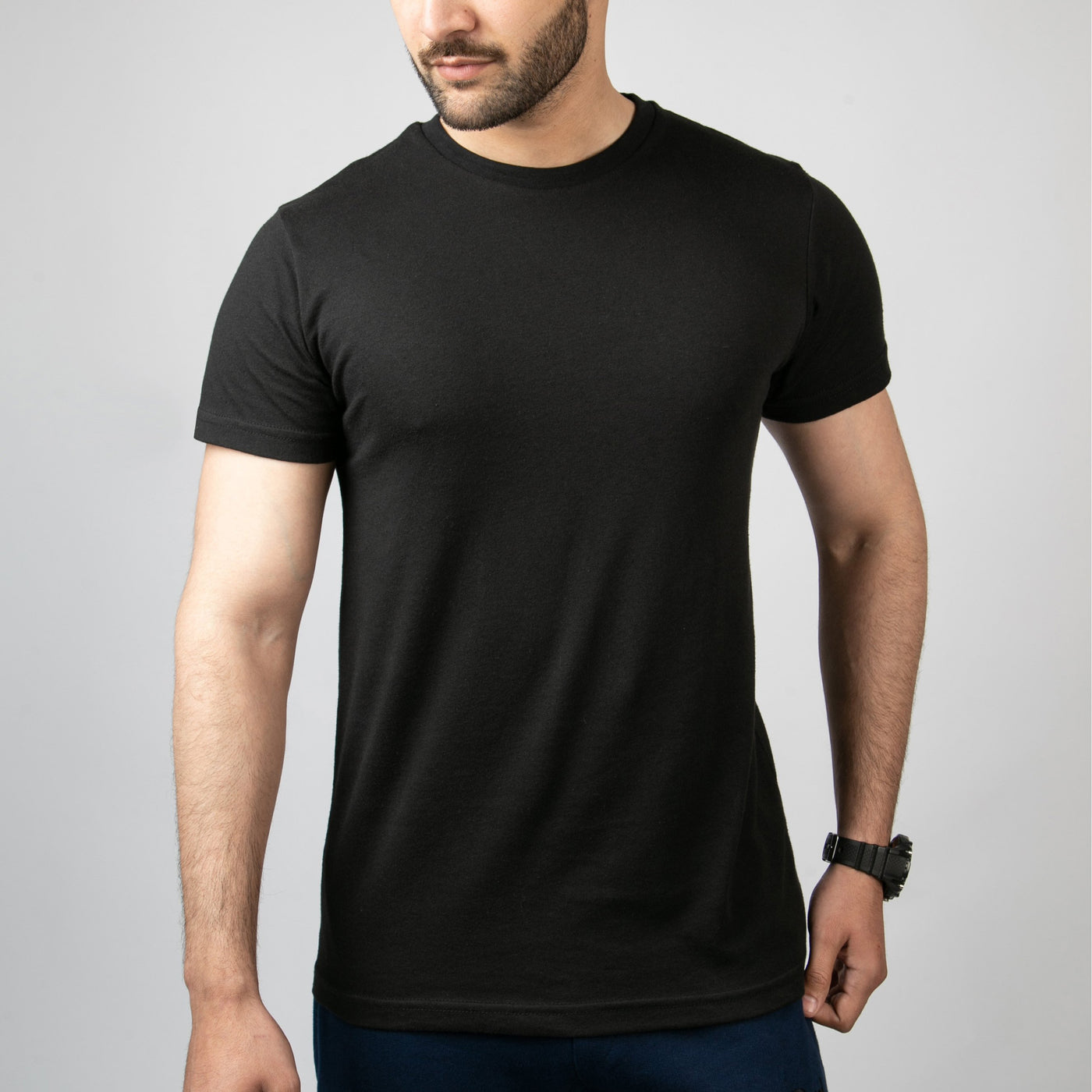 plain black t shirts
