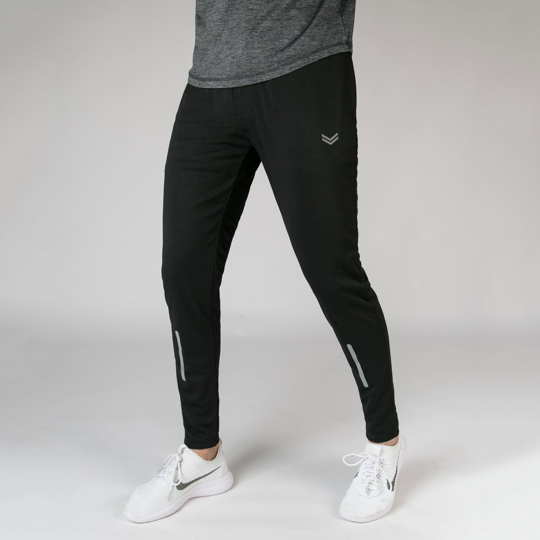 Black Quick Dry Bottoms With Reflective Detailing – Rad Clothing Store