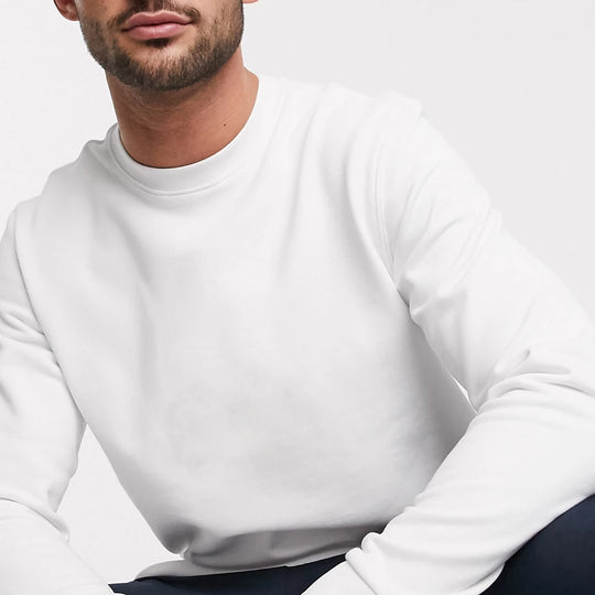 Plain White Sweatshirt